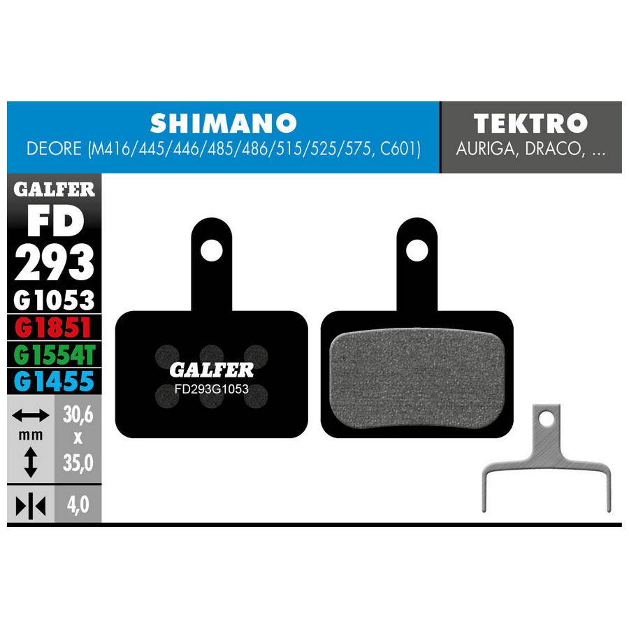 Plaquettes De Frein Disque Semi-métalliques - Compatibles Shimano Deore, Tektro, Etc. - VTT